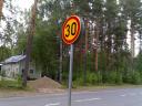 30 km/h rajoituskyltti